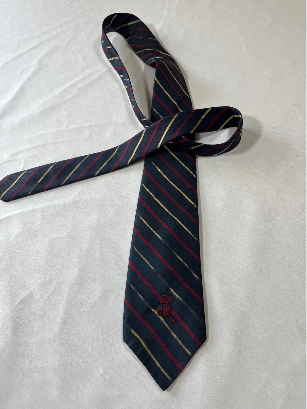 Countess Mara New York necktie blue red and gold